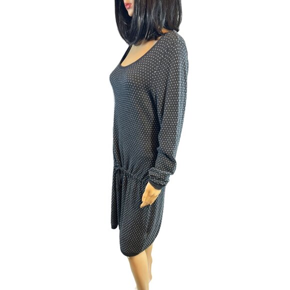 (5 for $25) h&m Scoop neck Drop Waist Sweater Dress in Gray Size Large - Picture 2 of 6